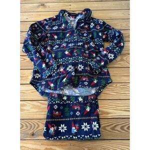 Hanna Andersson Gnome Pajama Set Size Small Women’s Navy